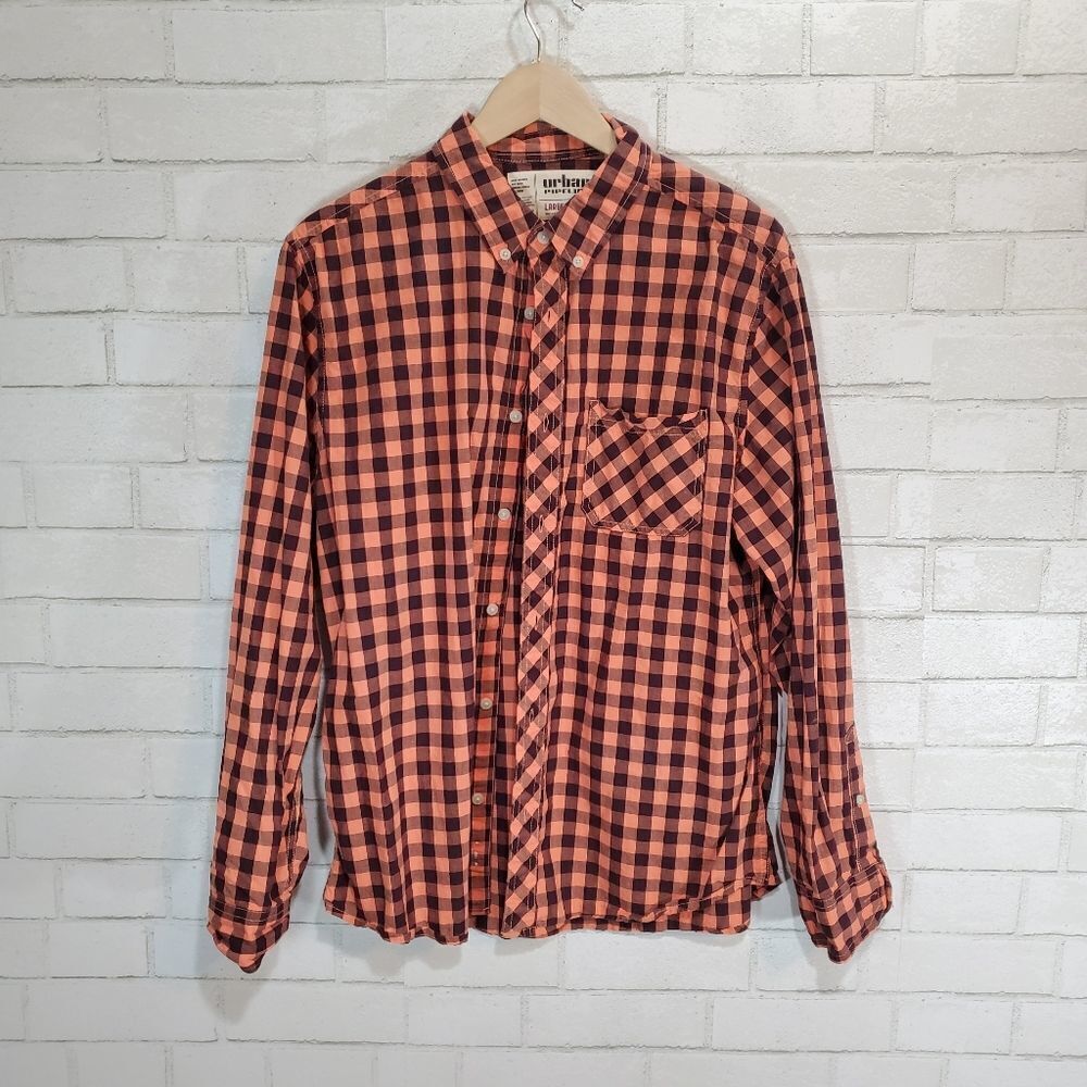 Urban Pipeline checkered button down shirt